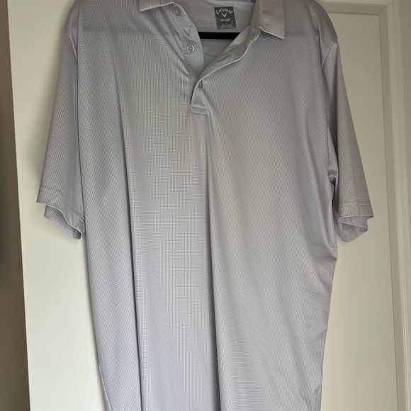 Callaway Men's Light Gray Polo Shirt - Picture 1 of 3